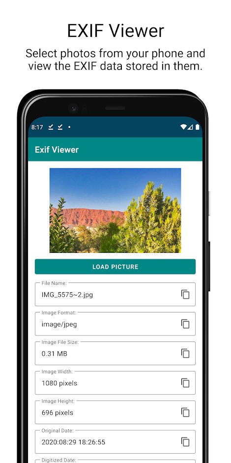 exif data viewer android